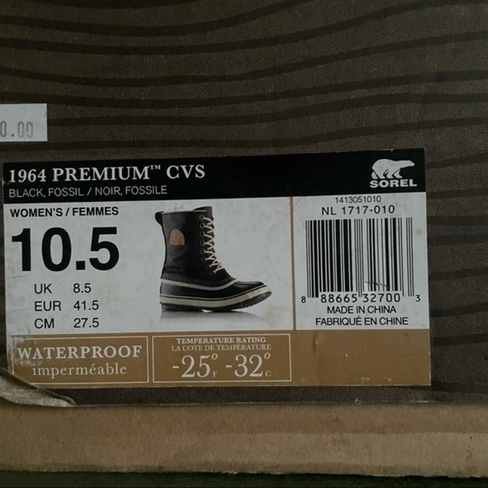 NWT Sorel 1964 Premium CVS W’Proof Temp Rated to -25F - Picture 11 of 11